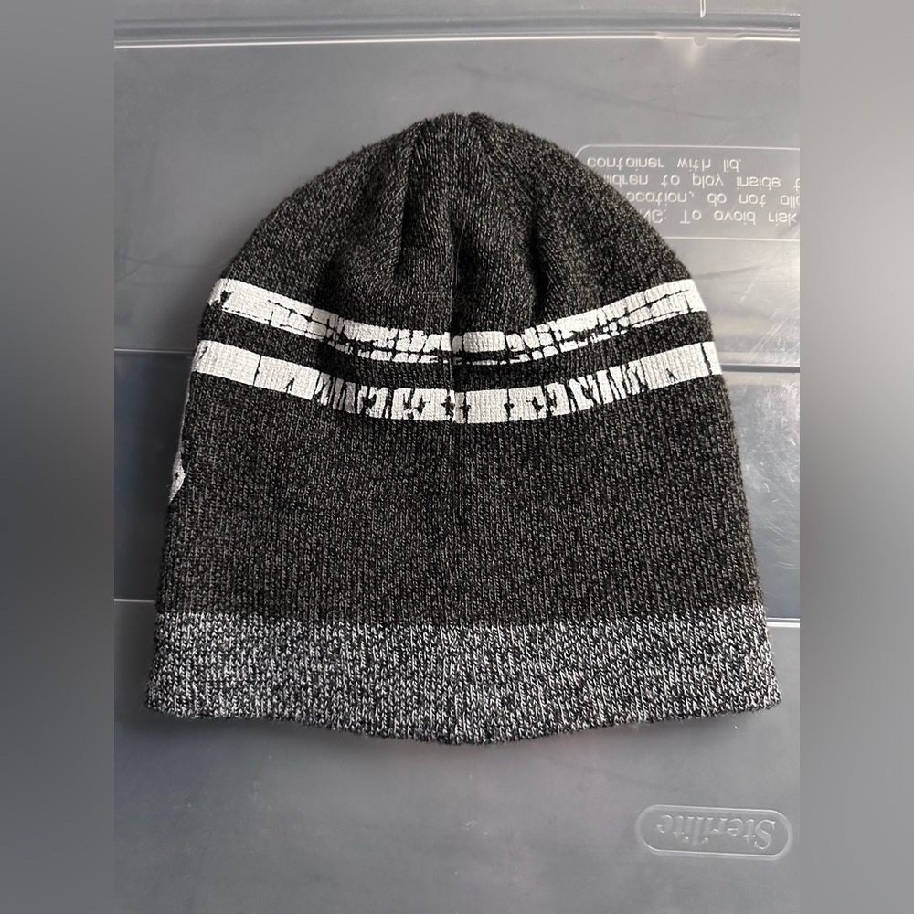 Gray Skull Beanie - Picture 4 of 6